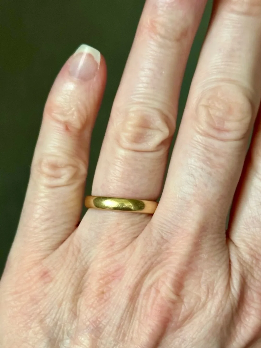 Antique Tiffany & Co. 18k Yellow Gold Wedding Band Ring 1900’s 6.5 Comfort Fit - Picture 6 of 13
